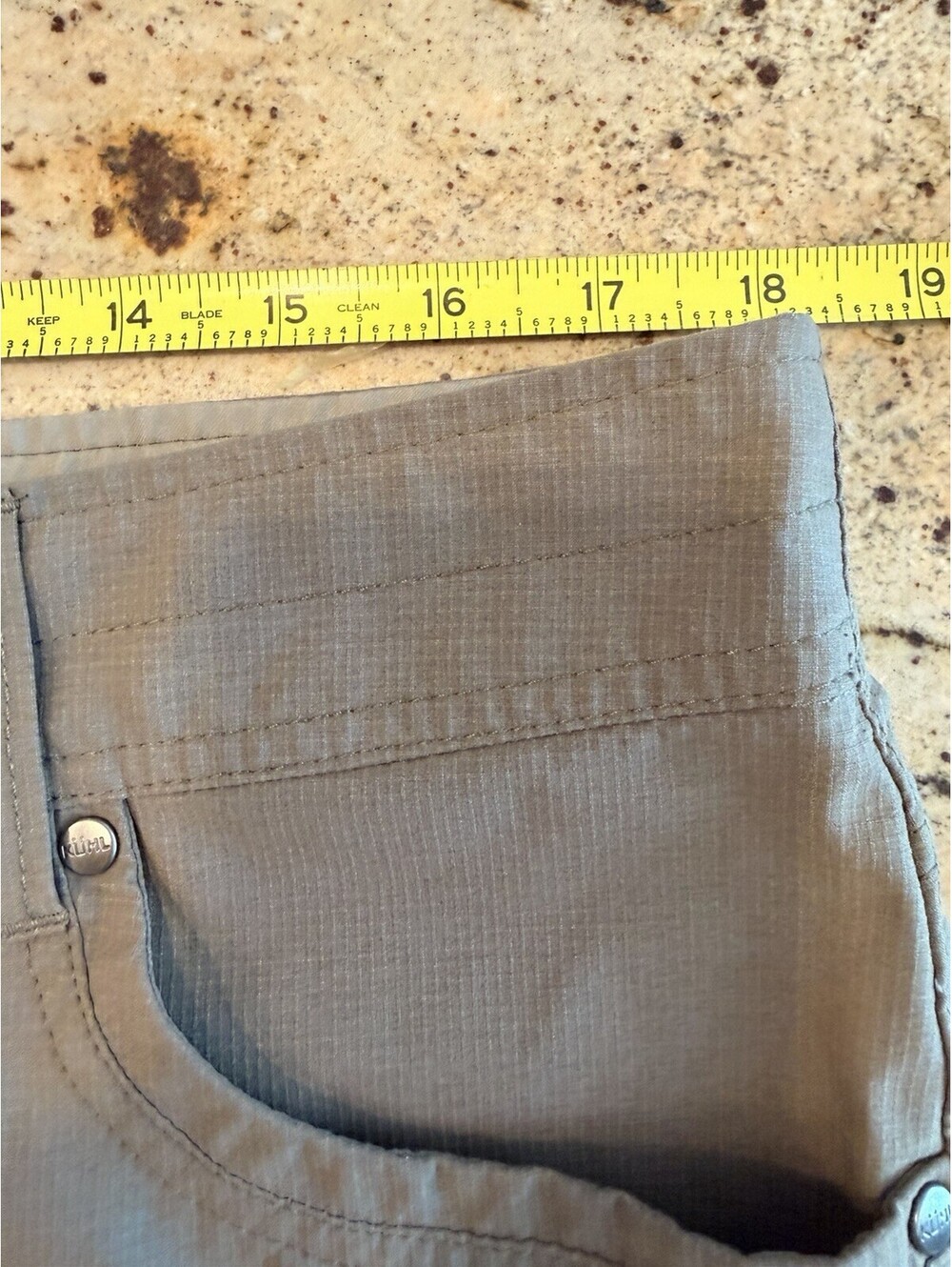 KÜHL SILENCR™ KARGO SHORT Men's 36 Softshell Ripstop Storm Khaki - Picture 10 of 10